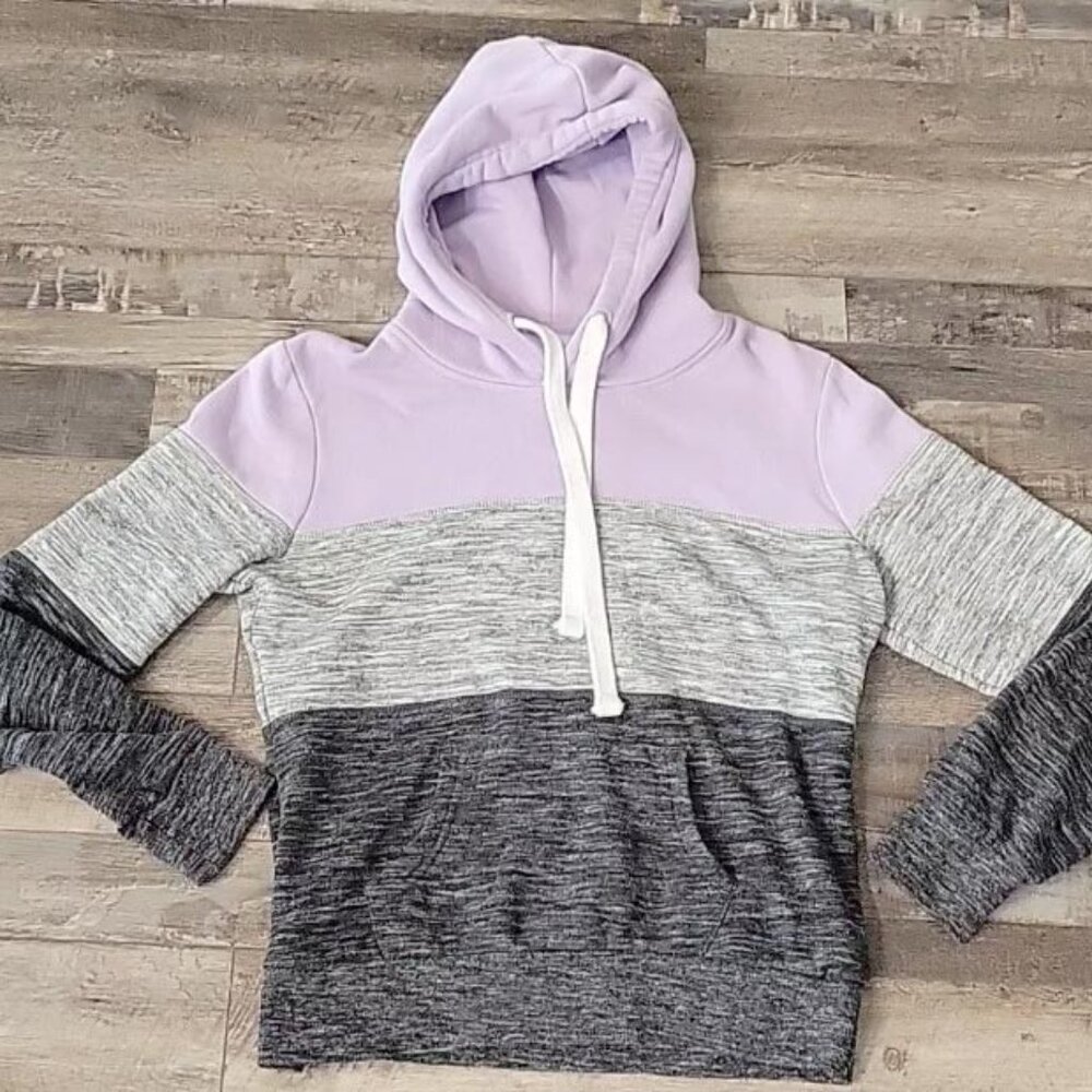 Reflex Tri-color Color Block Pull on Hoodie L